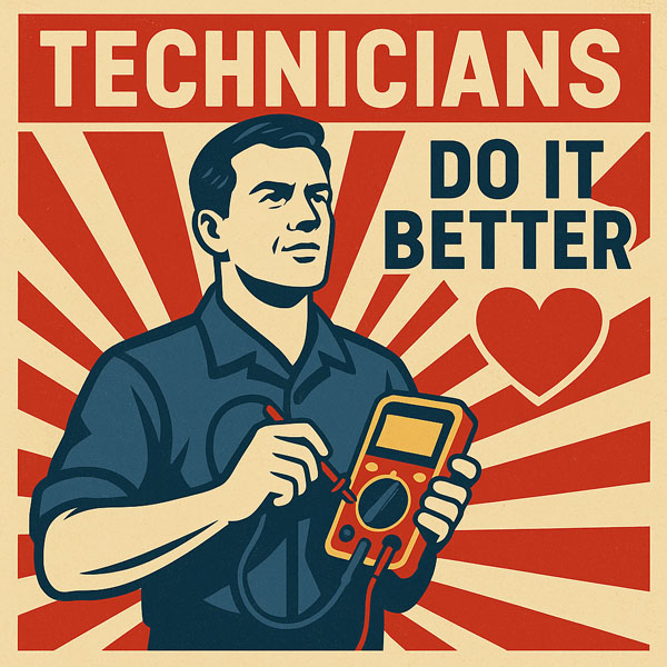 Technicians Do It Better