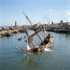 The Vasa ship sinking